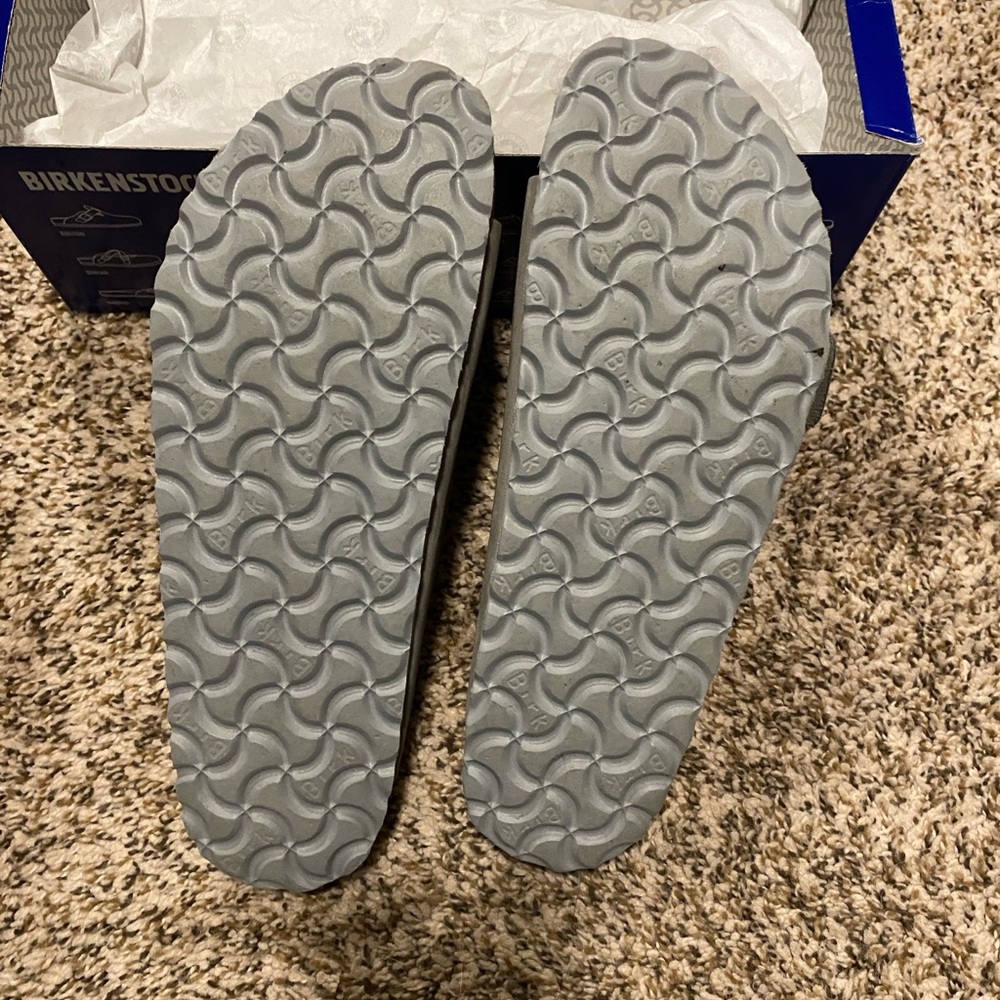 Birkenstock Light Gray Double Strap Sandals - Picture 3 of 6